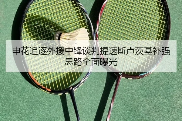 申花追逐外援中锋谈判提速斯卢茨基补强思路全面曝光